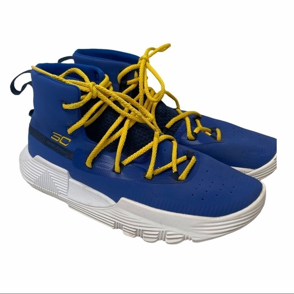 Under Armour UA SC 3zer0 II Basketball Shoes DS Boys GS Unisex Blue - Picture 4 of 14